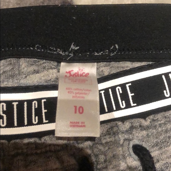 Kids grey Justice Pants Size 10 - Picture 2 of 2